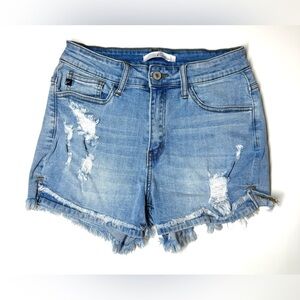 Kancan Women’s Distressed Denim Shorts Size- 27
